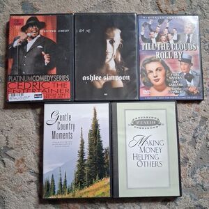DVD Variety Lot Cedric the Entertainer Ashlee Simpson Building Wealth Trash